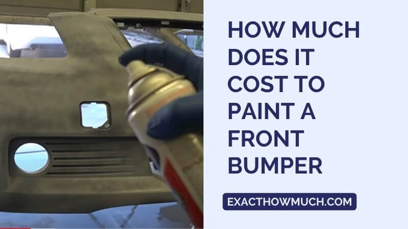 how much does it cost to paint a front bumper